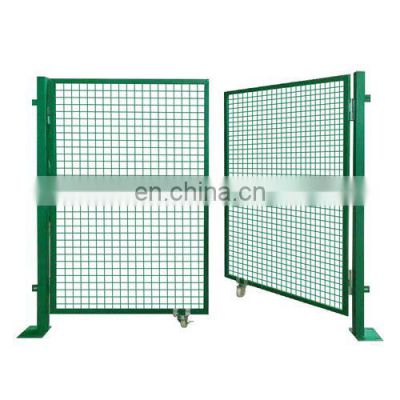 Workshop Isolation Fence Accessories Powder Coated Steel Fence Posts