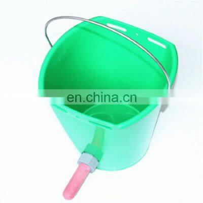 8 liter plastic bucket with hook for feeding livestocks Calf feeding bucket