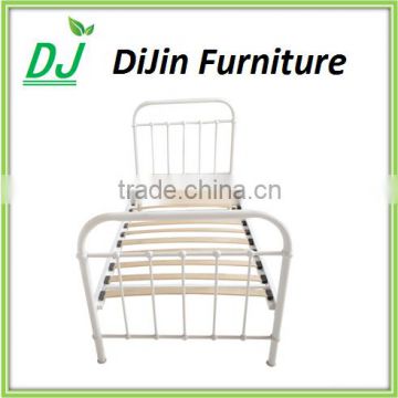 2016 made in China used wrought iron single bed