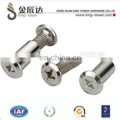 stainless steel furniture cam lock screws