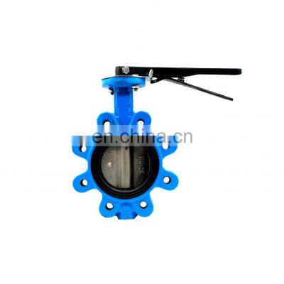 Tyco Factory DN50 Lug Type Manual Butterfly Valve China Normal Temperature PN16 General