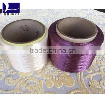 100% Polyester Dope Dyed Yarn With Good Colorfastness Dty Fdy Yarn photo-2