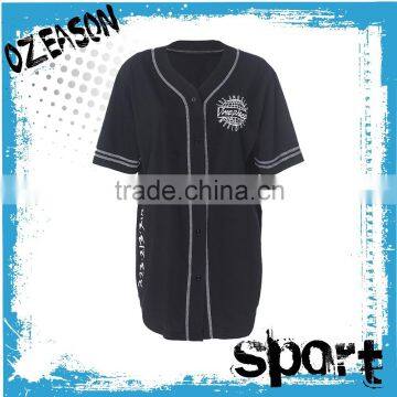 New style baseball jersey pattern wholesale blank baseball jerseys