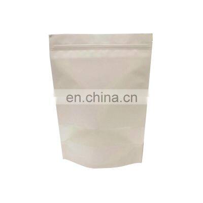 Custom food packaging plastic resealable foil tea bags stand up ziplock pouch for tea  dried fruit coffee