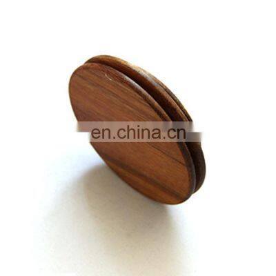 Food Grade Acacia Wood Seal Lid Home Kitchen High Borosilicate Glass Storage Jar Lids photo-5