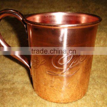 Copper Mule Mug Moscow Mule Mug Hammered Copper Mug From India