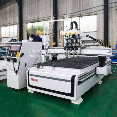 Professional 4 Muti Spindles 4 Heads 3D Metal Wood CNC Router Woodworking Cutting Engraving Machinery for Wooden Door Cabinet Alumnium Carving Machine