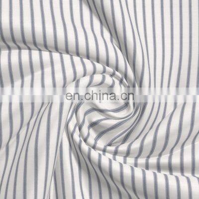 Hot Selling Tencel Cotton Stripe Yarn Dyed Fabric for Shirts photo-4