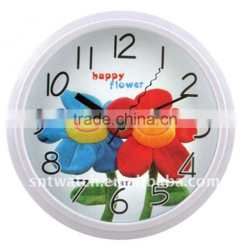 sun flower art wall clock