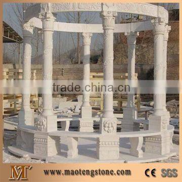 Exterior Stone Pillar Roman Round Column for Large Building