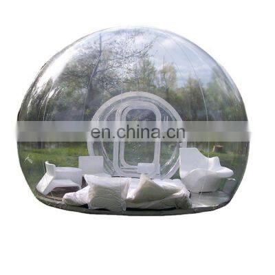 Transparent Clear Inflatable Bubble Camping Tent For Family Excursion Hiking