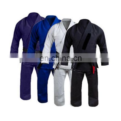 white color 100% coton jiu jitsu uniform/ bjj gi