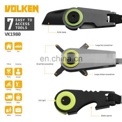 Outdoor Multi-Function EDC Tools Mini Key Chain Screwdriver Portable Lanyard Tools Gift Customized photo-2