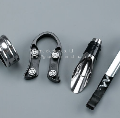 Red Wine Pouring Utensil Seahorse Knife Wine Ring Cutting Paper Knife Wine Set Four-piece Wine Set Red Wine Set（Wechat:13510231336）