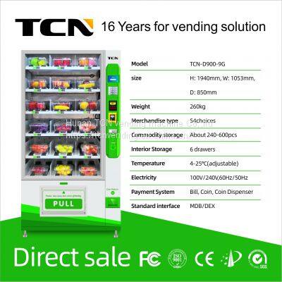TCN Breath Alcohol Tester Egg Snack Maquina Expendedora Vending Electronics Vending Machine With Card Reader