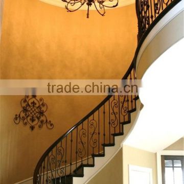 Iron Handrail Decorative Interior Indoor Railings Staircase