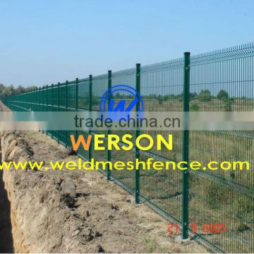 Werson Pvc coated weld mesh fence