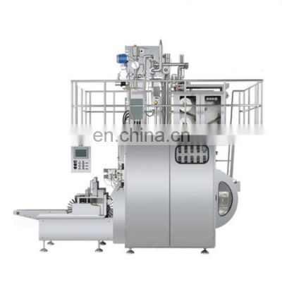 3000BPH 1000ML juice and milk carton box filling and packing machine