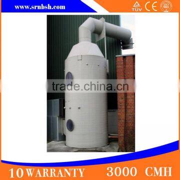 China Advanced High Quality Vertical Exhaust Scrubbing Tower With Filling