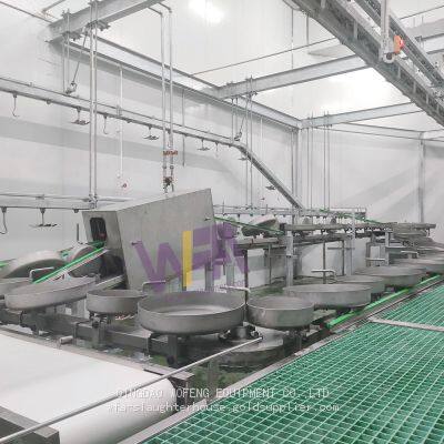 Goat Slaughter Machine Offal Synchronous Quarantine Conveyor For Sheep Slaughterhouse