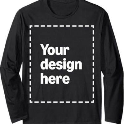 Wholesale Custom Long Sleeve T-Shirt with Your Image