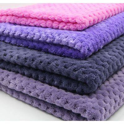 100% Polyester Jacquard Flannel Fleece Knitted Fabric photo-5