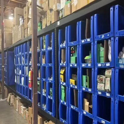 Stackable Warehouse Pick Bins for Clothing Storage and Glassware Packing Boxes