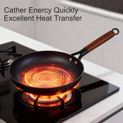 Chef Style Lightweight Cast Iron Skillet photo-3