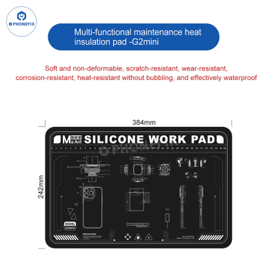 MaAnt Non-Conductive Silicone Mat for Motherboard Soldering and PCB Repair photo-4