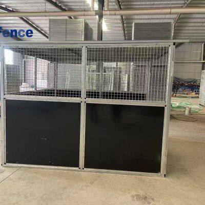 New Outdoor Horse Stables With Roof Shelter Economical Dressage Equipment for Horse Boarding at Farm or Equestrian Club