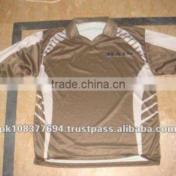 sublimated cricket jersey /Uniforms 100 % polyester