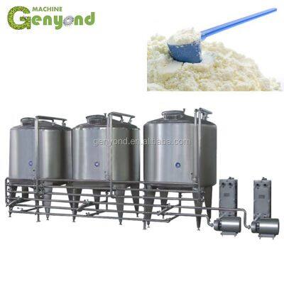 Линия производства молочных продуктов. Маленькая машина для производства сухого молока для линии производства молочных порошков