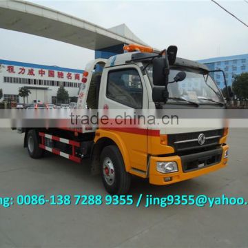 China C140HP 3-5T tow truck, 4x2 flatbed tow truck, wrecker tow truck dimensions