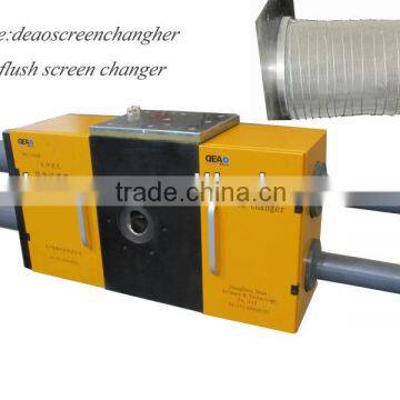 double working position hydraulic continuous screen changer for extrude die