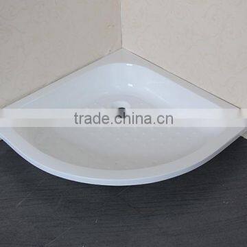 SY-3007 seamless drop in acrylic sector shower base with drainer