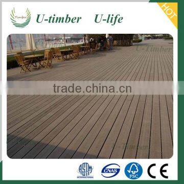 Long Lifetime WPC Wooden Garden Decking Flooring