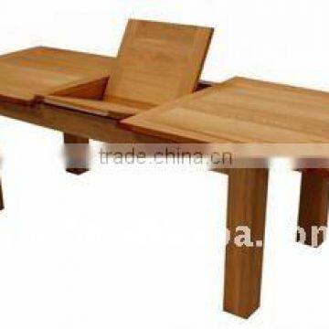 DT-4006-1 Solid Oak Furniture Extension Dining Table                        
                                                Quality Choice