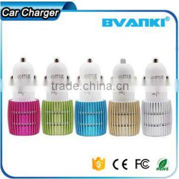 2016 Premium Aluminum Alloy 5V 2.4A Smart IQ Fast Charge USB Car Charger for Android Mobile Phone by Express Free Sample photo-6