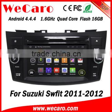 Wecaro WC-SS7669 Android 4.4.4 car stereo 2 din touch screen car dvd for suzuki swift audio system 16GB Flash 2011 2012                        
                                                Quality Choice