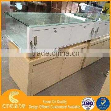 Fashion Wooden Mobile Phone Display Stand,glass Watch Display Cabinet photo-6