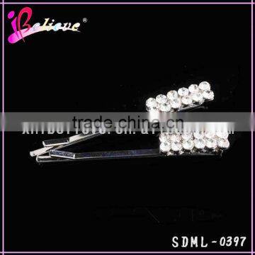 Yiwu Cheap Hair Accessories Factory Produce Rhinestone Hair Pins Hair Jewelry photo-3
