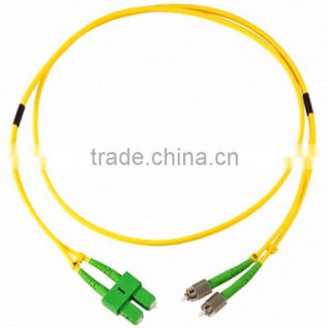 FC-SC Duplex 9/125um Singlemode Fiber Optic Cable Fiber Optic Patch Cord