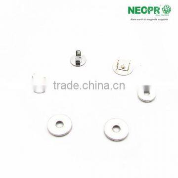nickle color metal magnetic buttons snaps