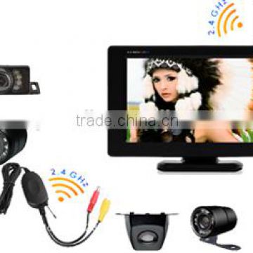 RV-4300WS wireless backup camera system with digital screen monitor, night vision camera