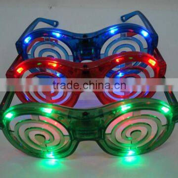 New Led Flashing Birthday Eye Glasses Light Up Party Supplies Toys Kids Adults Bar Club Disco Holiday Decorations