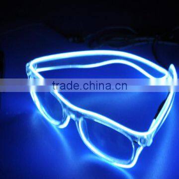 Bar Event Contert Flashing Sunglasses Glasses Light Free Shipping Sparkle 10 LED Colorful Glow Party