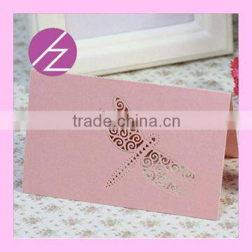 New Arrived Laser Cut Wedding Party Use Place Card Table Seat Card ZK-24