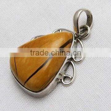 Awesome Bezel Setting Pendant, Handmade Silver Jewelry, 925 Sterling Silver Jewelry