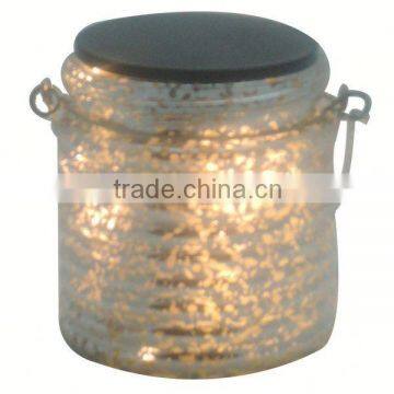 Outdoor Merry Christmas decoration LED solar mason jar light