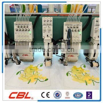 Hot sale tapping+flat+sequin computerized embroidery machine